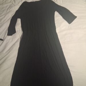 Cable & Gauge Black Long Sleeve Dress